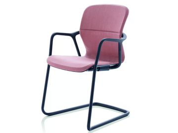 KEYN - Cantilever upholstered chair with armrests by Herman Miller - view 3